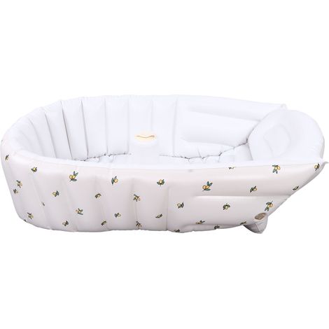 Baignoire Gonflable Bébé Voyage Pliable Portable Motif Olive pour Nourrisson (1/5)
