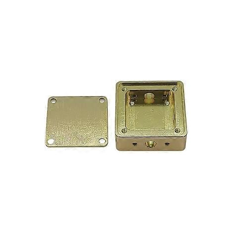 Aluminiumgehäuse, Abschirmung, HF-Box, elektromagnetische Goldoxid-Beschichtung (1/5)