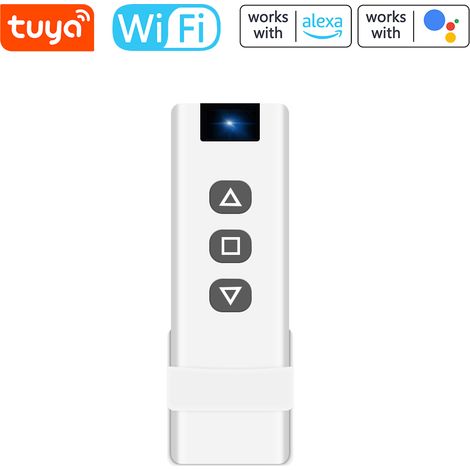 Télécommande Tuya WiFi RF433, mini-interrupteur rideau, commande vocale, minuterie, partage appareils, contrôle appli (1/5)