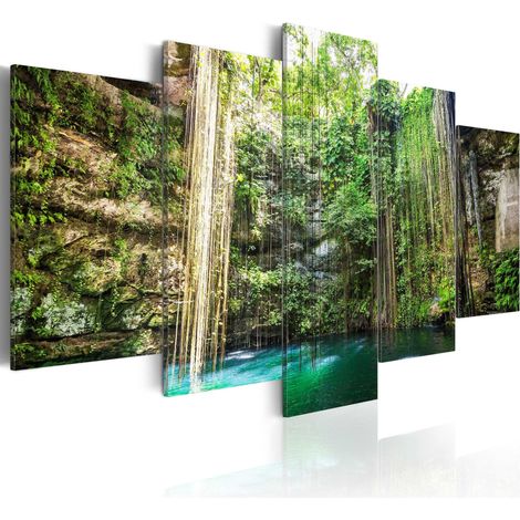 Quadro - Cascata di alberi - 200x100 (1/4)