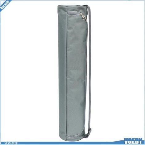 1x Sac de rangement pour tapis de yoga, tissu Oxford imperméable, bandoulière ajustable, grande capacité, fermeture à glissière, pour yoga et fitness (1/4)
