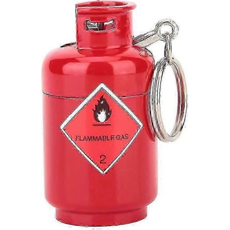 Briquet portable tendance et innovant en forme de réservoir d'essence. cadeau idéal pour homme (rouge) z (1/5)