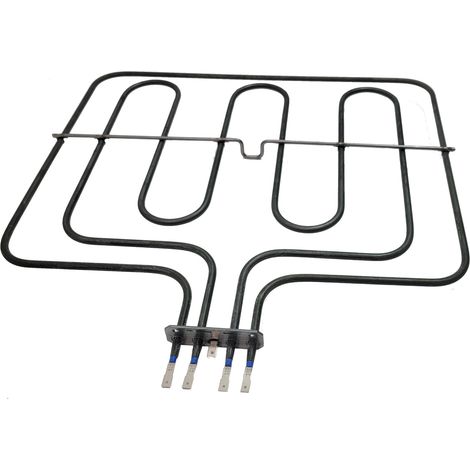 Résistance voûte 1400W + 1200W pour four et cuisinière – Longueur 368mm – Bride 70x22mm – Connecteurs 54mm – Compatible VALBERG, FAR, CONTINENTAL – Waltham