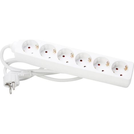 Kopp 120613005 Multipresa 6 scomparti Bianco artico Schuko 1 pz.