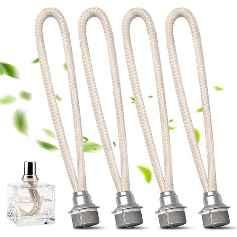 Öllampendochte – Katalytische Dochte mit Brenner, kompatibel mit Lampe Berger und allen katalytischen Aromatherapie-Diffusorlampen für Zuhause und Büro (Silber) (18 mm 4 Stück) (1/5)