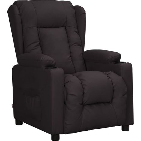 Relaxsessel Schwarz Kunstleder