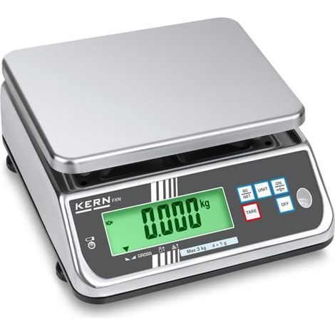 KERN IP-geschützte Tischwaage FXN 30K-2M