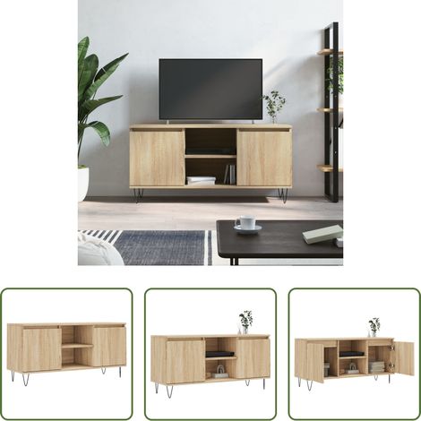 TV-Schrank Sonoma-Eiche -  TV-Schrank Sonoma-Eiche 104x35x50 cm Holzwerkstoff (1/5)
