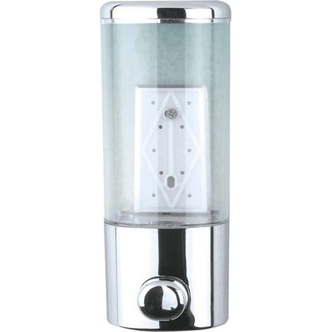 Distributore di sapone Mirtak cromo argento 500 ml (1/2)