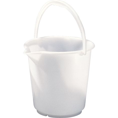 Secchio 17,0 l HD-Polietilene naturale con maniglia in plastica D.330mm H.315mm