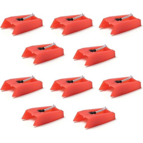 10Pcs Platine Universel Diamond Cellule Stylet pour Lp Vinyle Phonographe Gramophone Lecteur de Disques Hi-Fi Aiguille (1/5)
