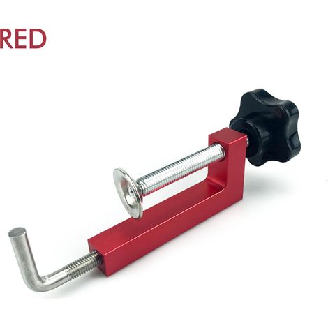 Clip de clôture général rouge Serre-joints pour le travail du bois, serre-joints universels pour clôture, serre-joints en G, serre-joints réglables, clips pour le travail du bois, serre-joints en G (1/5)