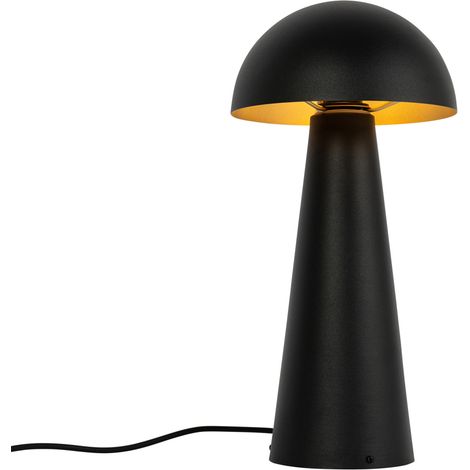 Außenstehleuchte schwarz 50 cm - Pilz