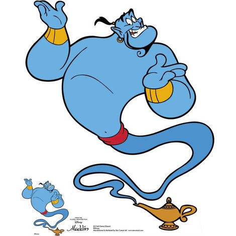 Figurine en carton Genie d'Aladdin Disney Hauteur 88 CM (1/5)