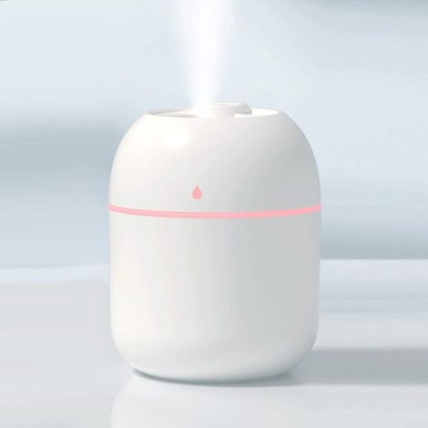Humidificateur d'air pour chambre à coucher, 220 ml, humidificateur d'air simple-Blanc (1/5)