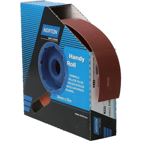 Rodillo abrasivo R222 38mmx25m P220