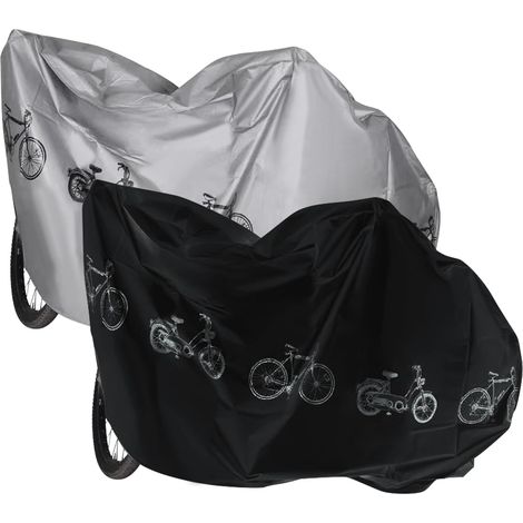 2 Pièces Housse Velo, Bache Velo, Housse Camping Car, Bâche Extérieur Imperméable, Housses pour, Protection Protection Pluie Siege Enfant (1/5)