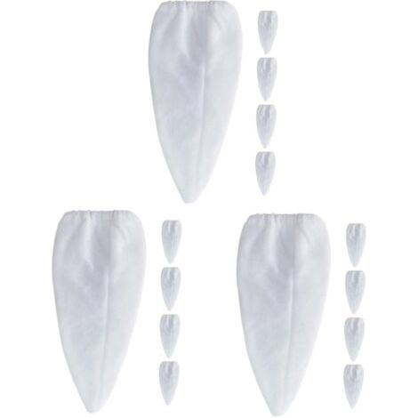 3-teiliges Poolfilter-Set: Netz, Saugschlauch, Teichfilter, Poolzubehör, Ersatz-Vakuumfilter, weißes Nylon, 5 Teile