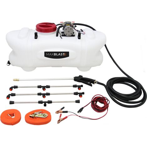100L Pulverizador ATV MaxBlast Pulverizador de 12 Voltios con Barra y Accesorios Fertilizantes para Tractores Cuádruples Pesticidas Agrícolas (1/5)