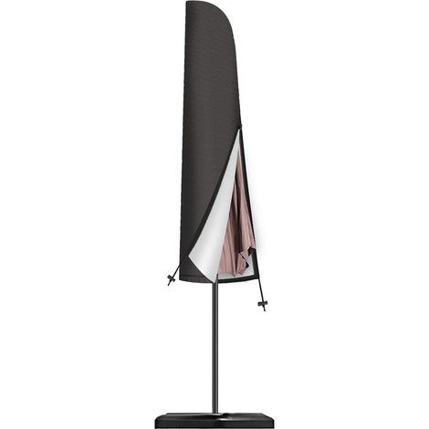 Housse de protection pour parasol déporté - Housse de protection pour parasol de 2 à 4 m - Housse 420D pour parasol avec tige pour Ø 200 cm Ø 300 cm Ø 400 cm (140  27/25.5) (1/5)