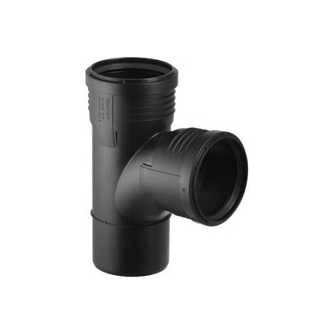 Geberit Silent-PP Derivazione a curva 87,5°, DN 100 / 100, 390.555.14.1 (1/2)