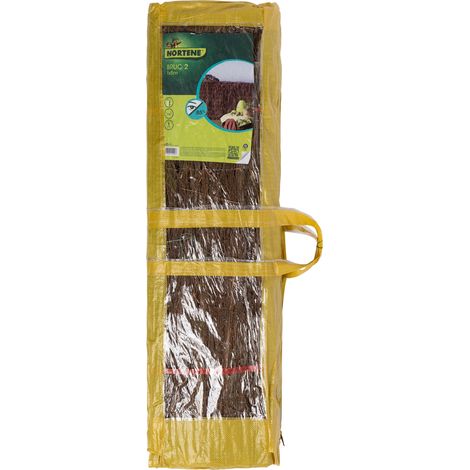 BREZO NATURAL COLOR MARRON OSCURO 1x5m. 85% OCULTACIÓN (1/10)