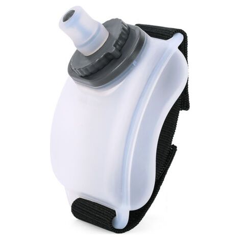 Bouteille d'eau portable pour course à pied en plein air en été, bouteille d'eau de sport, cyclisme, fitness, semi-transparente, 200 ml (1/4)