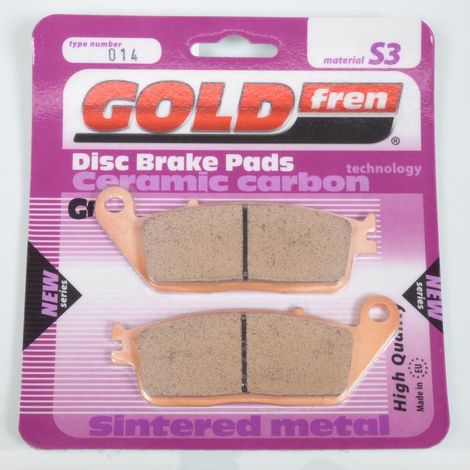 Bremsbelag gold fren für Motorrad honda 250 rs r 1990 bis 1994 (1/3)