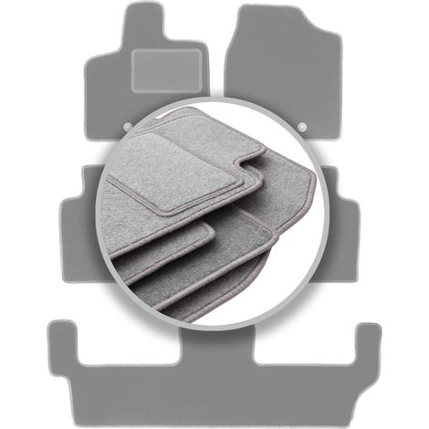 Alfombrillas grises para Chrysler Grand Voyager V 7 plazas (2008-2016)
