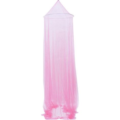 Rideaux coniques en dentelle pour lit dôme, moustiquaire (rose clair) (1/5)