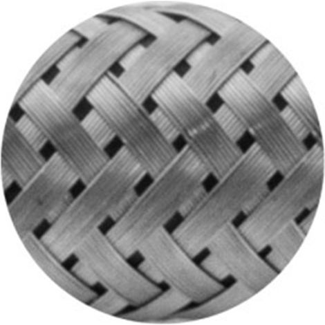 Tuyaux standard, en acier inoxydable 304 tressé, laiton nickelé, 35 cm - Lot de 10