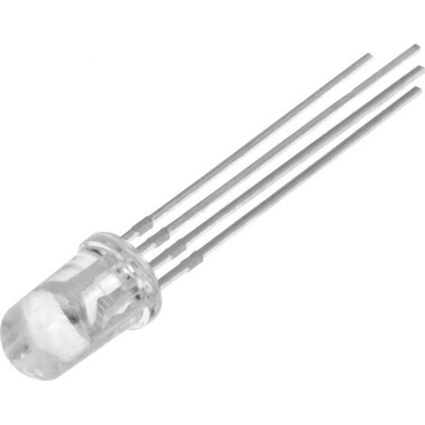 Diodo LED RGB 5mm Tricolor Anodo Comun 60º 20mA