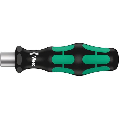 Wera – Porte-embout de visseuse 1/4" x 78 mm – Manche Kraftform Plus ergonomique – Transmission de couple élevée – Pour embouts 6 pans extérieurs