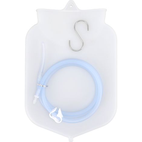 2-Liter-Einlaufbeutel-Set aus transparentem Silikon – Sichere Darmreinigung für Männer und Frauen, ideal für den Heimgebrauch (1/5)