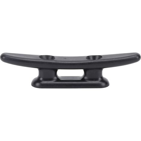 Schwarze Bootsklampe aus Nylon, hohe Zugfestigkeit, für Bootsdecks, nautische Dekoration, 76 mm / 2,99 Zoll (1/5)