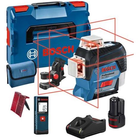 BOSCH GLL3-80C LASER LEVEL + GLM20MT DISTO