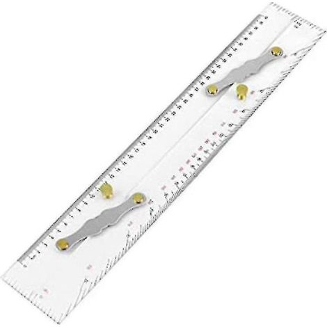 Règle parallèle marine à graduations claires, points de repère pour tracer une règle parallèle de 450 mm, cartes marines (1/5)