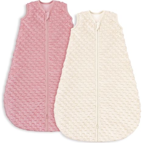 Conjunto de 2 sacos de dormir de primavera, de 6 a 12 meses, 1,5 m, tipo arrullo ligero, para niño/niña. (1/5)