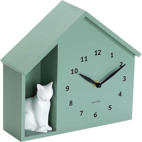 Horloge à poser Siting cat (1/4)