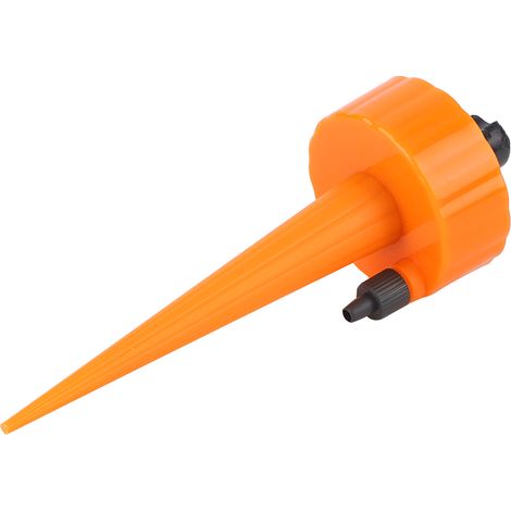 Piquet d'arrosage automatique pour plantes et fleurs - Outil d'irrigation goutte à goutte pour la maison, le jardin et le balcon - Accessoires et fournitures - Orange (1/5)