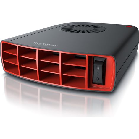 Brandson Heizlüfter 1400W, Innenraumheizung, mobile Auto Heizung, PKW, Überhitzungsschutz, Entfroster Standheizung, Schwarz/Rot (1/5)