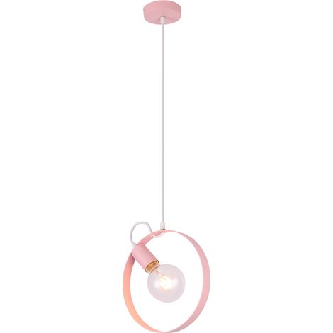 Lampada a sospensione Candellux NEXO rosa E27 25cm