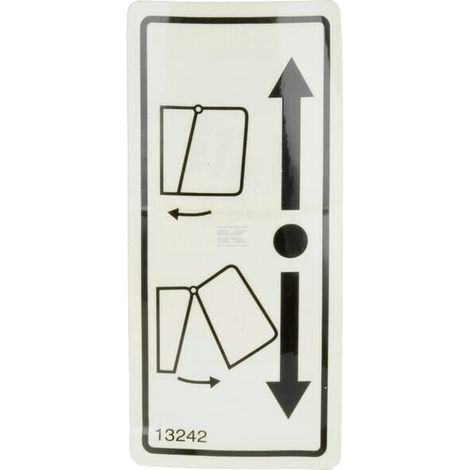 Etiquette vidange ETESIA ET13242
