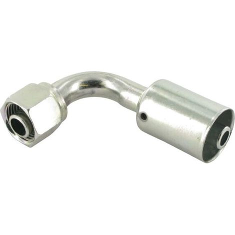 Racor para engastar n潞 8 90掳 acero UNIVERSAL KL070131