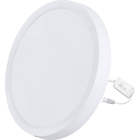 Plafoniera Led Soffitto Rotonda 24 W Luce Naturale 28 cm Pannello Faretto (1/5)