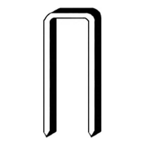 10 000 Agrafes H-20 - Galvanisées - 8.6x20x1x1.25 mm - D-Work (1/4)