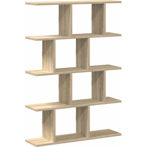 Wall Cube Shelf 12 Compartments Sonoma Oak Engineered Wood vidaXL