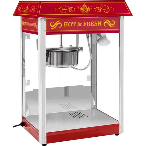 Machine à popcorn - Royal Catering - 1.600 Watts de puissance - Rendement: 5 kg/h, 16 L/h