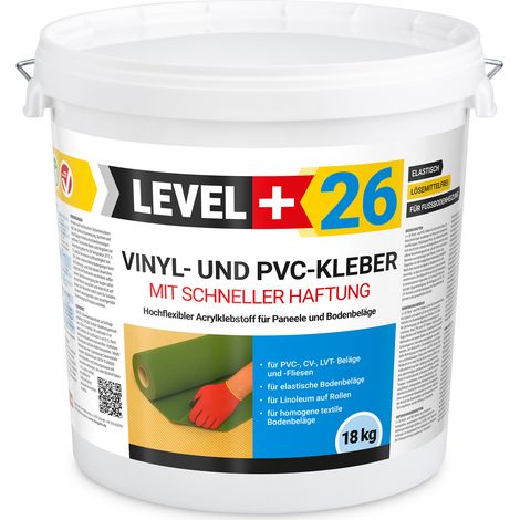 Vinylkleber PVC LVT CV Paneele Teppich Flex Klebstoff L+26 18KG