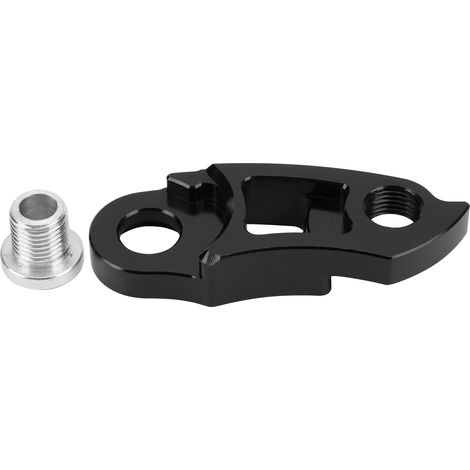 Dérailleur arrière vélo support crochet extension aluminium noir accessoire vélo (1/5)